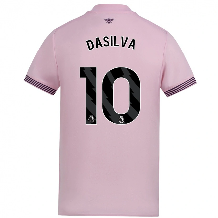 Danxen Hombre Camiseta Josh Dasilva #10 Rosa 2ª Equipación 2024/25 La Camisa México