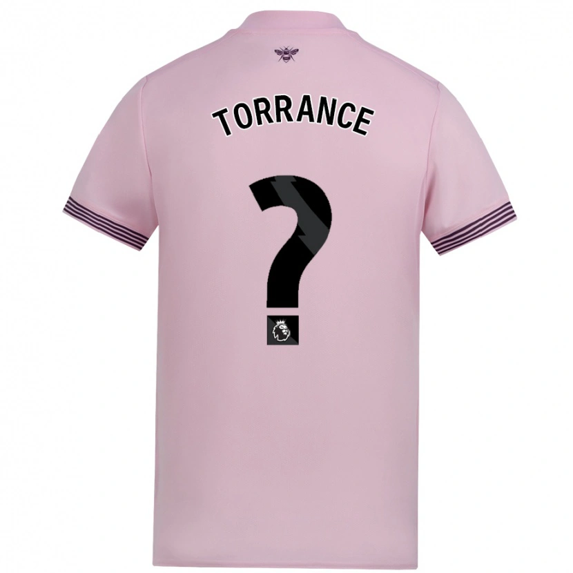 Danxen Hombre Camiseta Bruno Torrance #0 Rosa 2ª Equipación 2024/25 La Camisa México