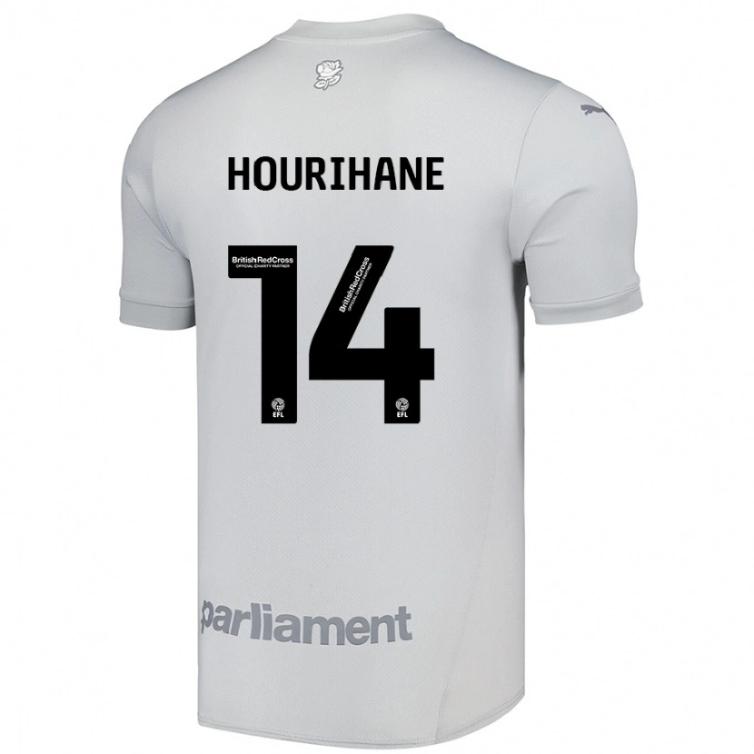 Danxen Hombre Camiseta Conor Hourihane #14 Gris Plata 2ª Equipación 2024/25 La Camisa México