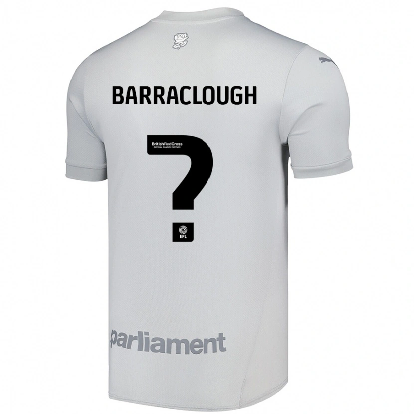 Danxen Hombre Camiseta Louisa Barraclough #0 Gris Plata 2ª Equipación 2024/25 La Camisa México