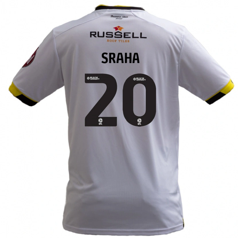 Danxen Hombre Camiseta Jason Sraha #20 Blanco 2ª Equipación 2024/25 La Camisa México