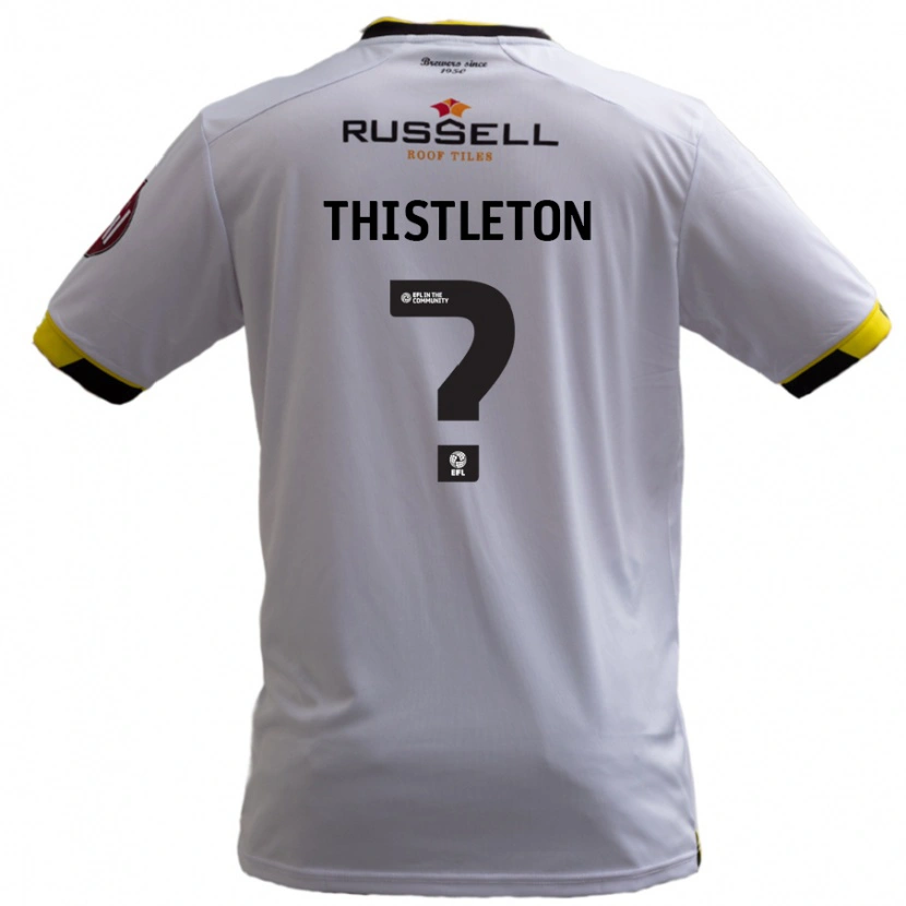 Danxen Hombre Camiseta Bodi Thistleton #0 Blanco 2ª Equipación 2024/25 La Camisa México