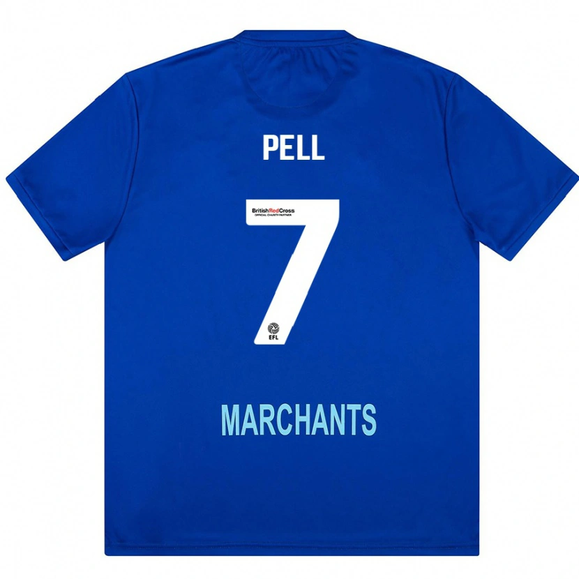 Danxen Hombre Camiseta Harry Pell #7 Verde 2ª Equipación 2024/25 La Camisa México