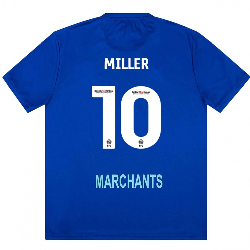Danxen Hombre Camiseta George Miller #10 Verde 2ª Equipación 2024/25 La Camisa México