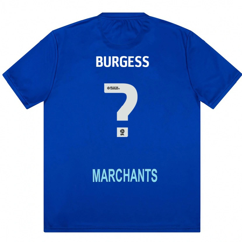 Danxen Hombre Camiseta Bradley Burgess #0 Verde 2ª Equipación 2024/25 La Camisa México