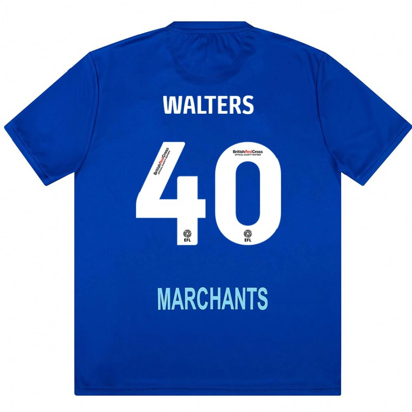 Danxen Hombre Camiseta Cameron Walters #40 Verde 2ª Equipación 2024/25 La Camisa México