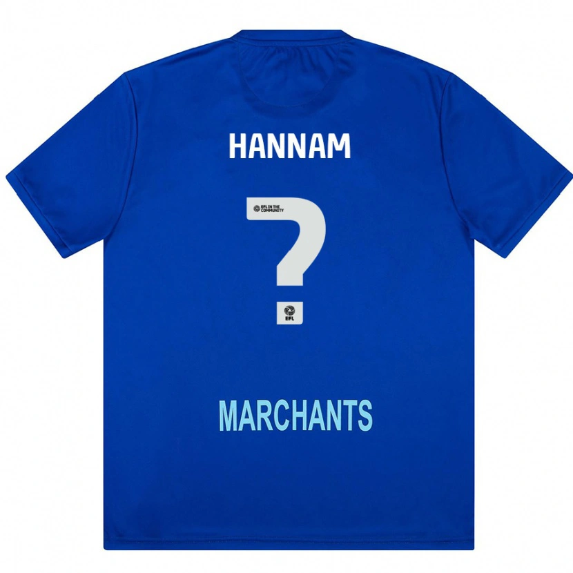 Danxen Hombre Camiseta Shawna Hannam #0 Verde 2ª Equipación 2024/25 La Camisa México