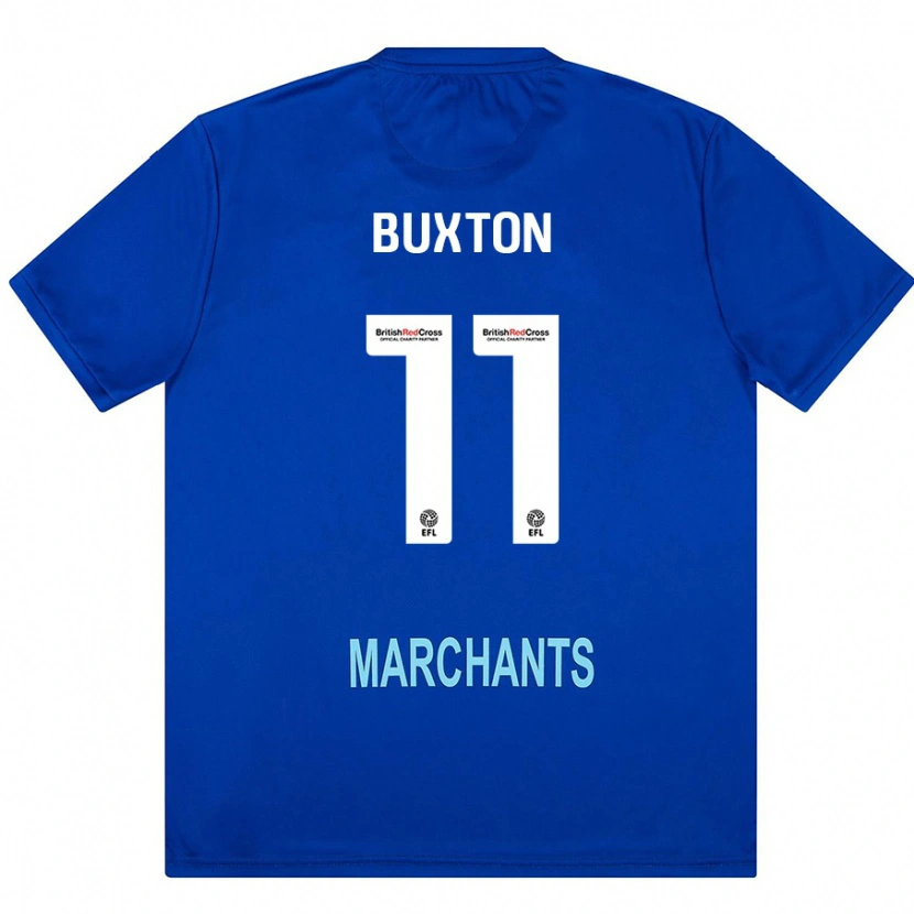 Danxen Hombre Camiseta Charlotte Buxton #11 Verde 2ª Equipación 2024/25 La Camisa México
