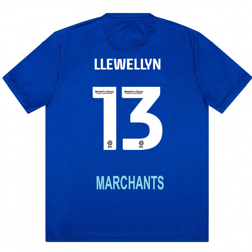 Danxen Hombre Camiseta Ffion Llewellyn #13 Verde 2ª Equipación 2024/25 La Camisa México