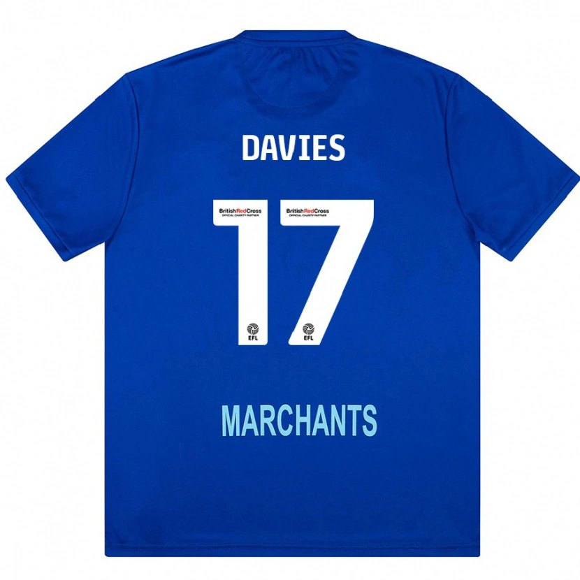 Danxen Hombre Camiseta Annabel Davies #17 Verde 2ª Equipación 2024/25 La Camisa México