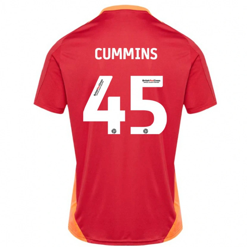 Danxen Hombre Camiseta Charlie Cummins #45 Azul Blanquecino 2ª Equipación 2024/25 La Camisa México