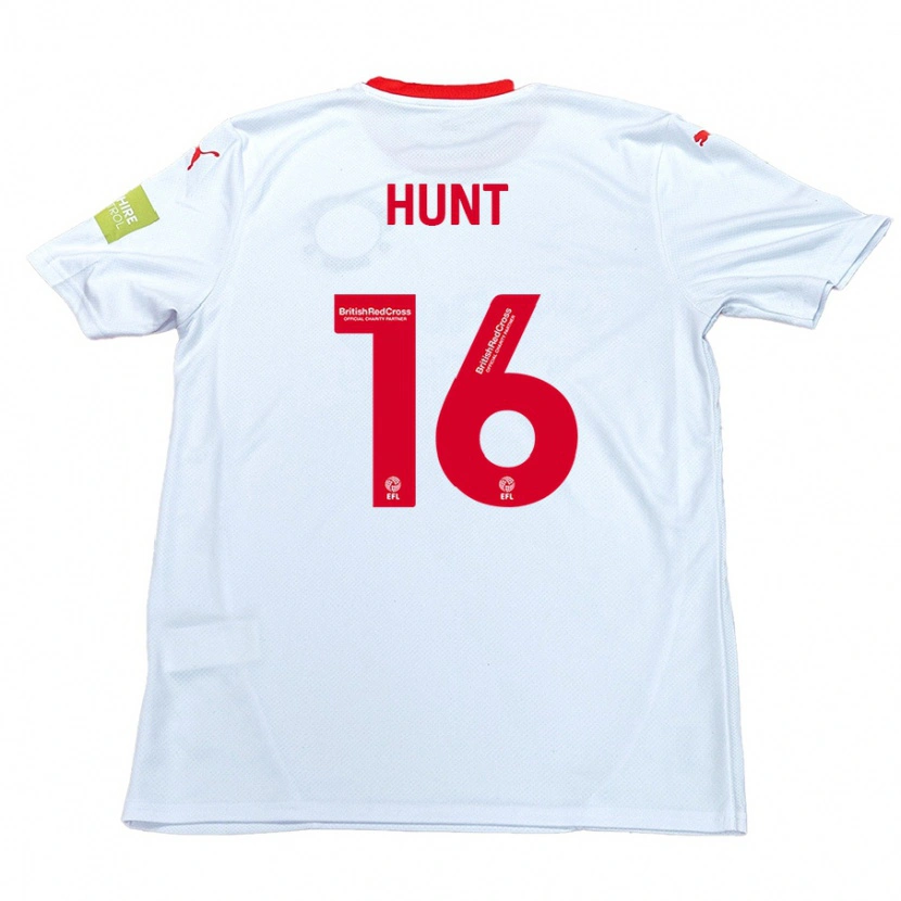 Danxen Hombre Camiseta Mackenzie Hunt #16 Blanco 2ª Equipación 2024/25 La Camisa México