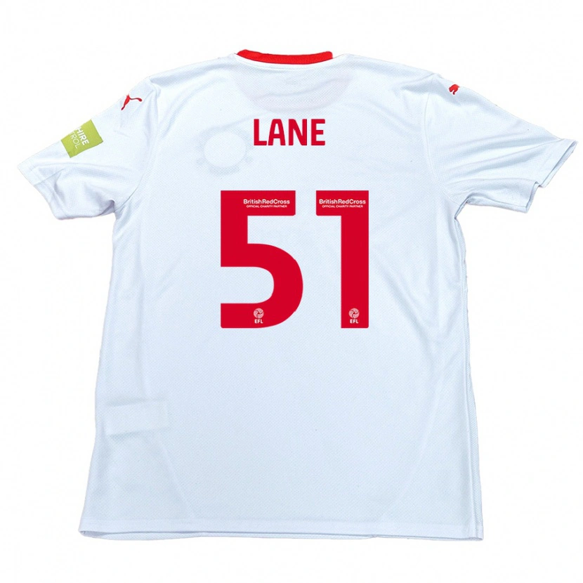 Danxen Hombre Camiseta Mikey Lane #51 Blanco 2ª Equipación 2024/25 La Camisa México