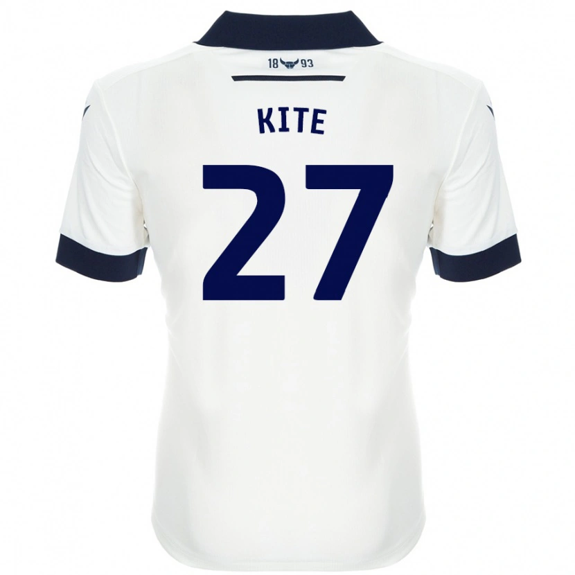 Danxen Hombre Camiseta Rose Kite #27 Blanco Azul Marino 2ª Equipación 2024/25 La Camisa México