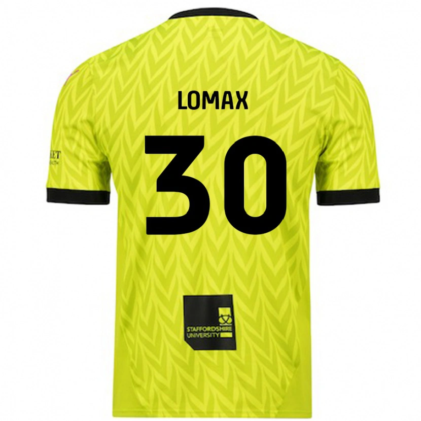 Danxen Hombre Camiseta Ben Lomax #30 Verde Fluorescente 2ª Equipación 2024/25 La Camisa México