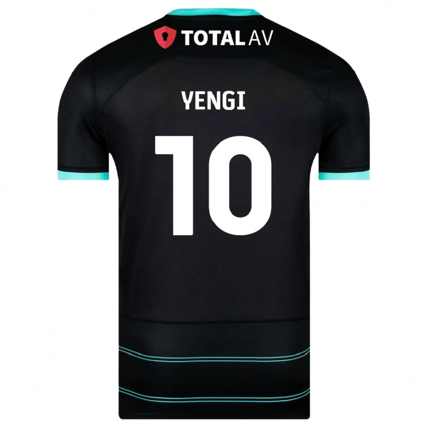 Danxen Hombre Camiseta Kusini Yengi #10 Negro 2ª Equipación 2024/25 La Camisa México