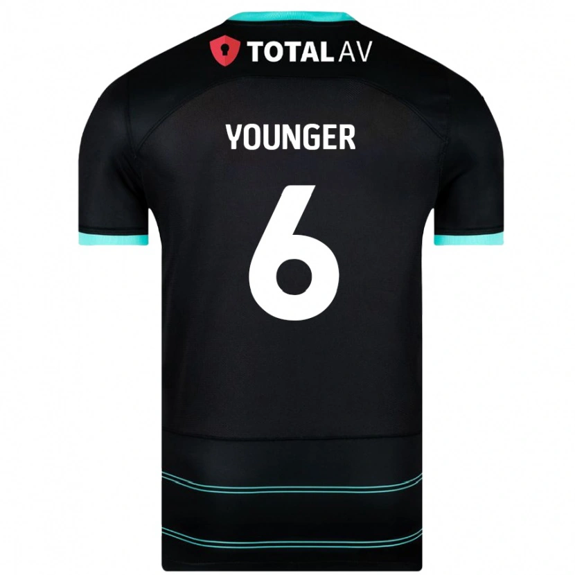 Danxen Hombre Camiseta Jazz Younger #6 Negro 2ª Equipación 2024/25 La Camisa México
