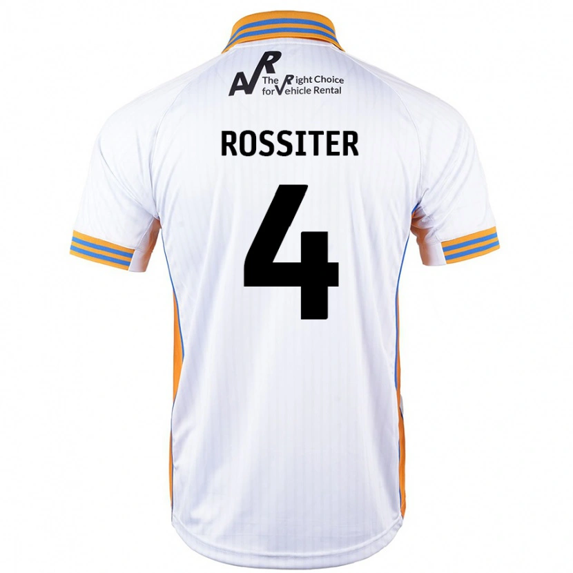 Danxen Hombre Camiseta Jordan Rossiter #4 Blanco 2ª Equipación 2024/25 La Camisa México