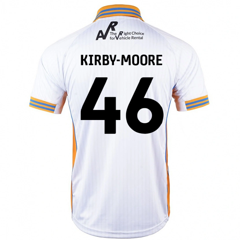 Danxen Hombre Camiseta Harvey Kirby-Moore #46 Blanco 2ª Equipación 2024/25 La Camisa México