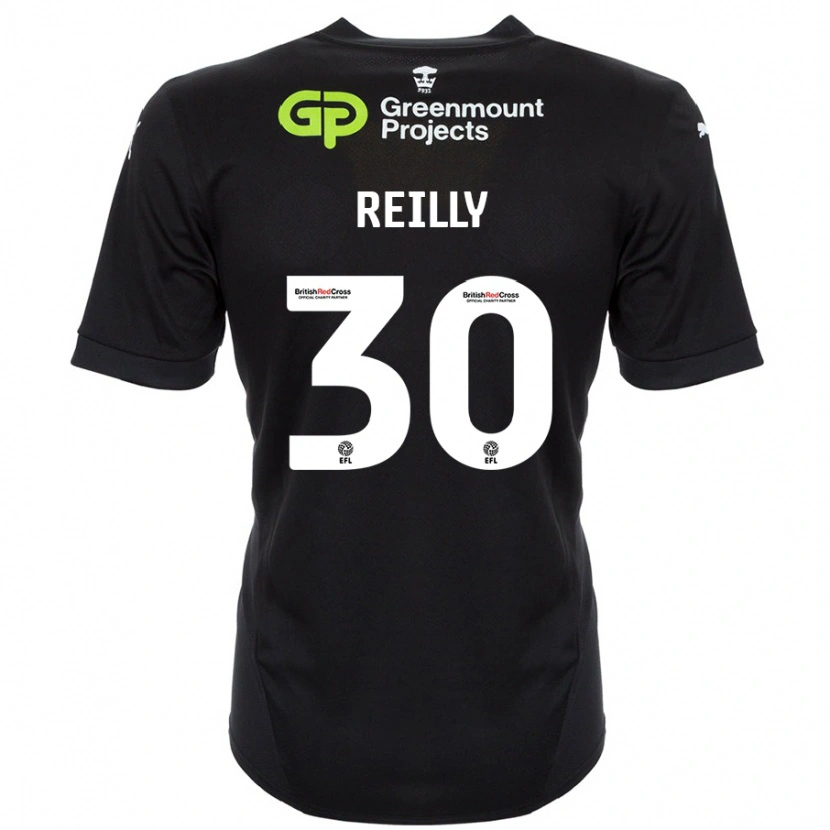 Danxen Hombre Camiseta Jack Reilly #30 Negro 2ª Equipación 2024/25 La Camisa México