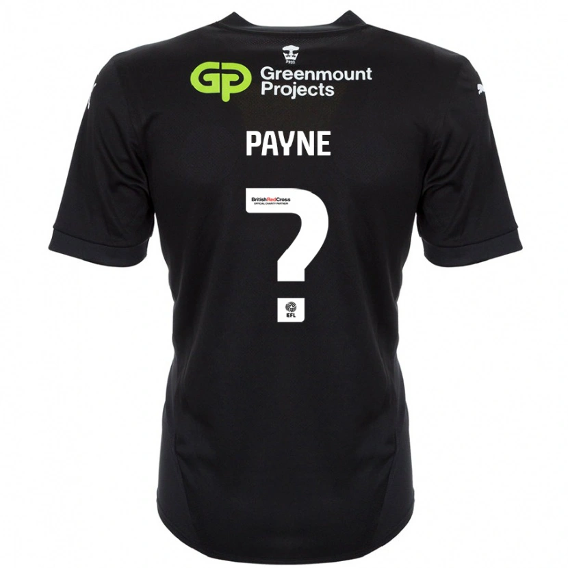 Danxen Hombre Camiseta Kai Payne #0 Negro 2ª Equipación 2024/25 La Camisa México