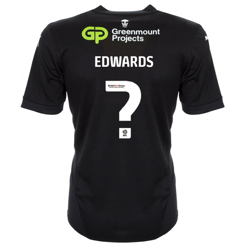 Danxen Hombre Camiseta Christy Edwards #0 Negro 2ª Equipación 2024/25 La Camisa México