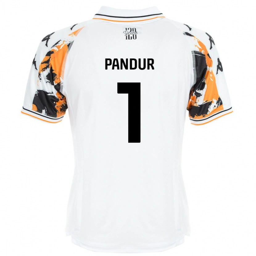 Danxen Hombre Camiseta Ivor Pandur #1 Blanco 2ª Equipación 2024/25 La Camisa México