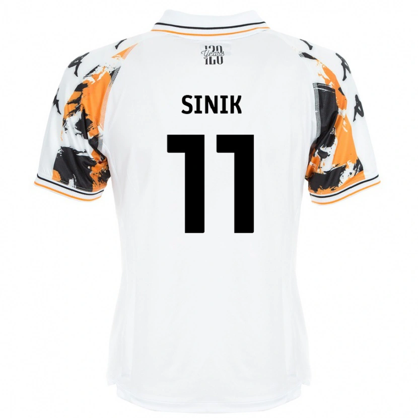 Danxen Hombre Camiseta Doğukan Sinik #11 Blanco 2ª Equipación 2024/25 La Camisa México