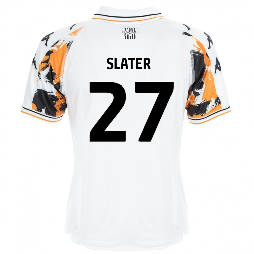 Danxen Hombre Camiseta Regan Slater #27 Blanco 2ª Equipación 2024/25 La Camisa México