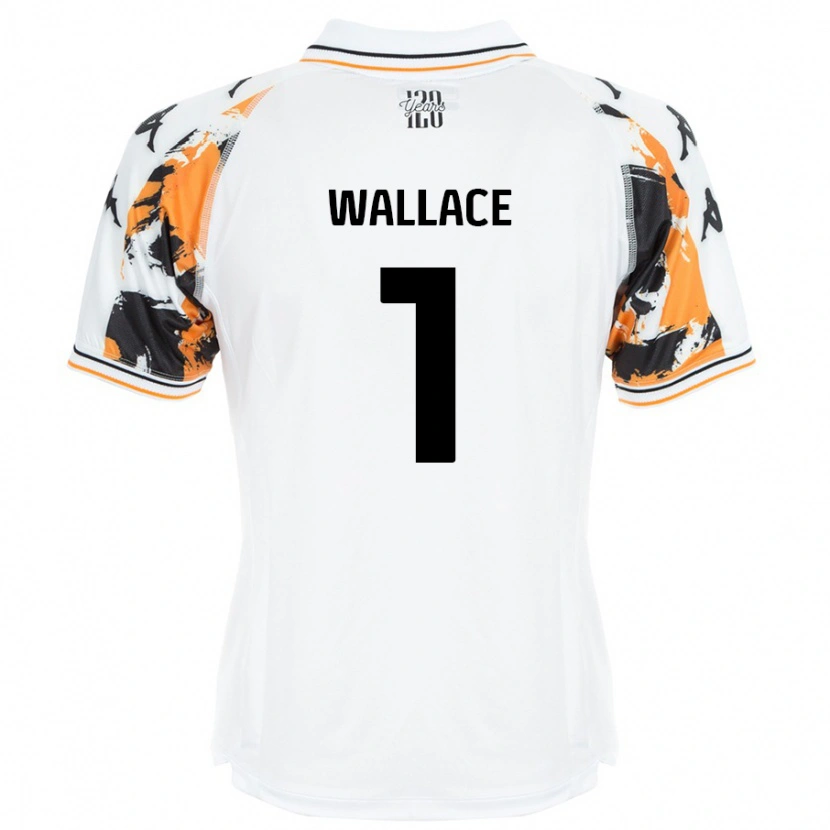 Danxen Hombre Camiseta Abbi Wallace #1 Blanco 2ª Equipación 2024/25 La Camisa México
