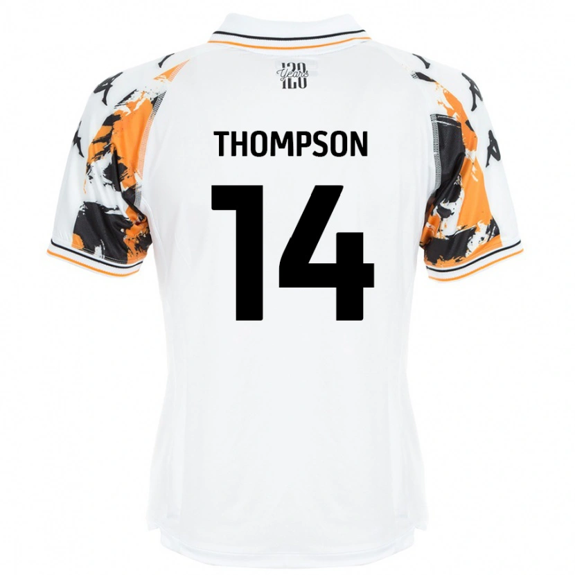 Danxen Hombre Camiseta Katie Thompson #14 Blanco 2ª Equipación 2024/25 La Camisa México