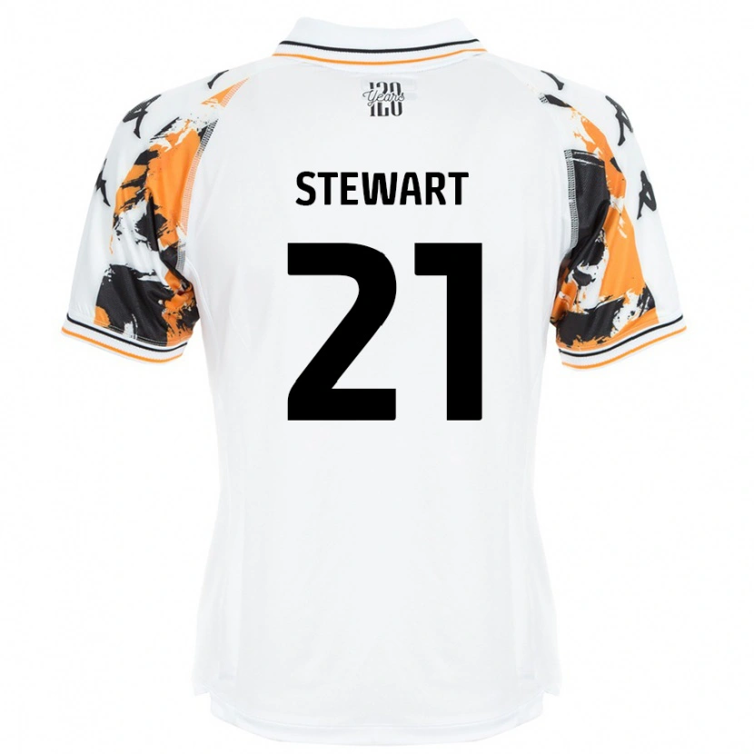 Danxen Hombre Camiseta Alice Stewart #21 Blanco 2ª Equipación 2024/25 La Camisa México