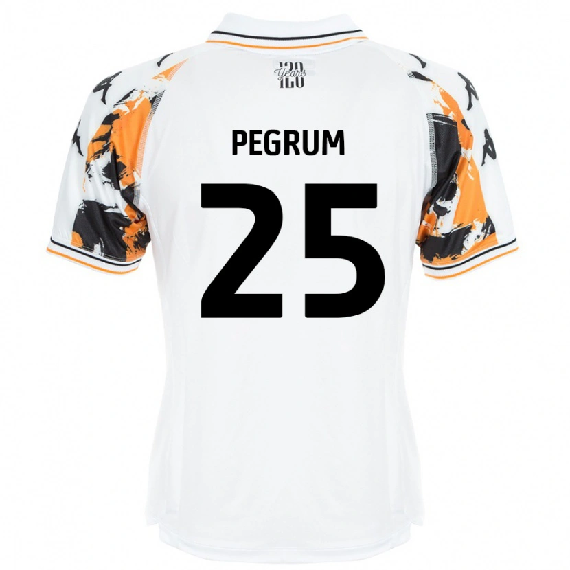 Danxen Hombre Camiseta Florence Pegrum #25 Blanco 2ª Equipación 2024/25 La Camisa México