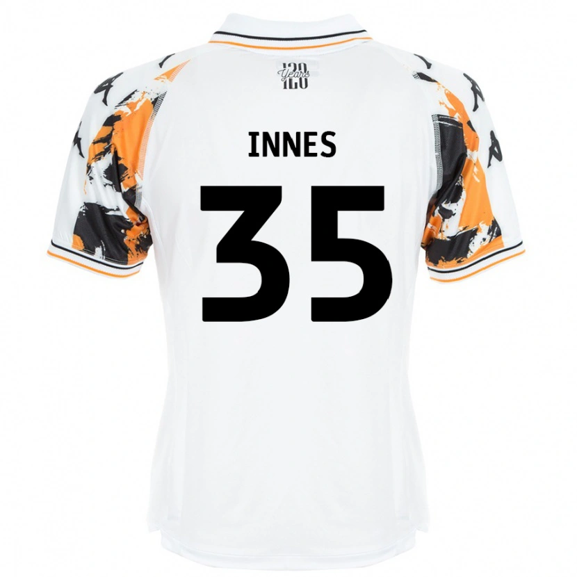 Danxen Hombre Camiseta Emma Innes #35 Blanco 2ª Equipación 2024/25 La Camisa México
