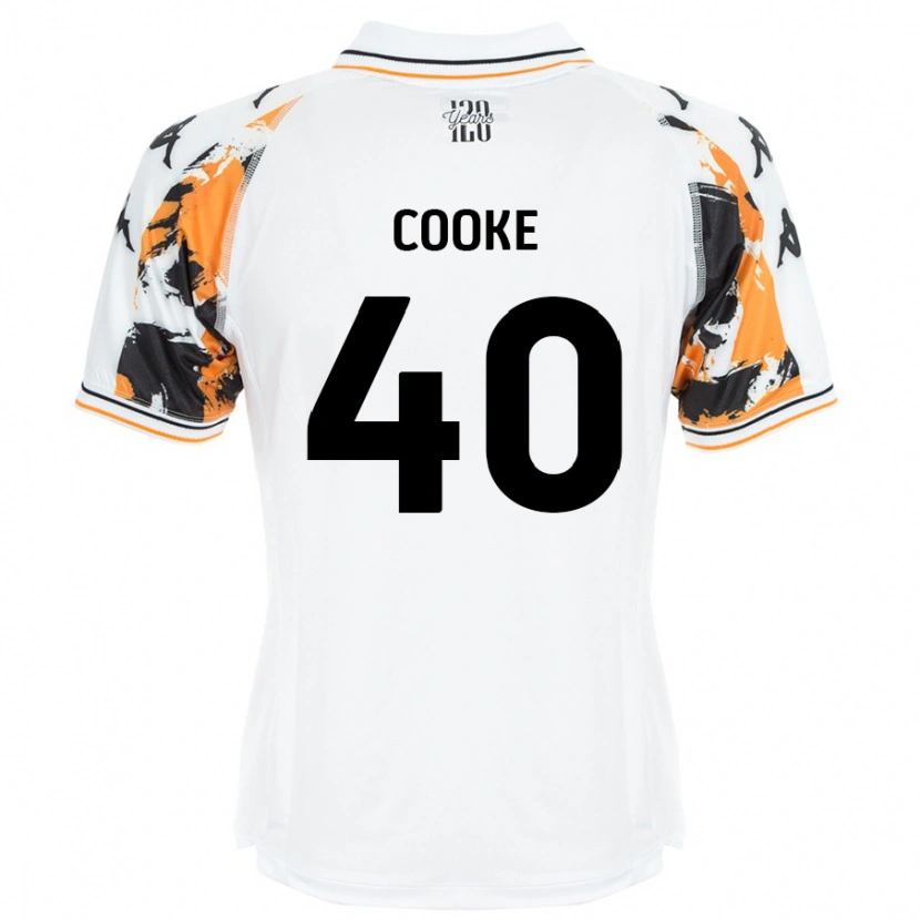 Danxen Hombre Camiseta Megan Cooke #40 Blanco 2ª Equipación 2024/25 La Camisa México