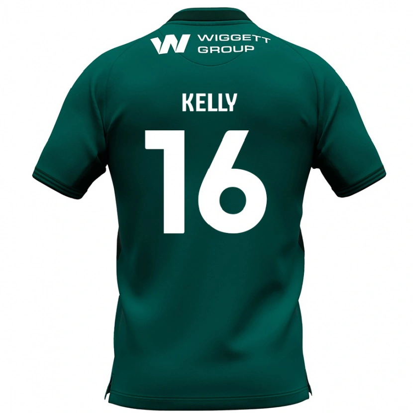 Danxen Hombre Camiseta Daniel Kelly #16 Verde 2ª Equipación 2024/25 La Camisa México