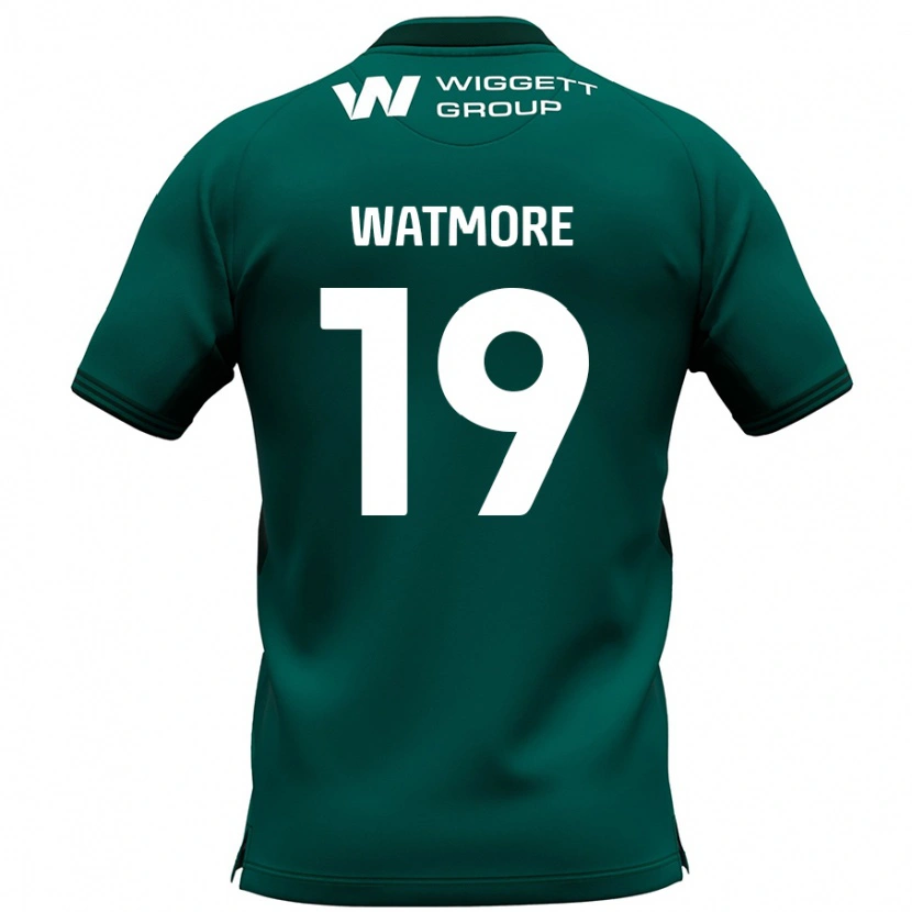 Danxen Hombre Camiseta Duncan Watmore #19 Verde 2ª Equipación 2024/25 La Camisa México