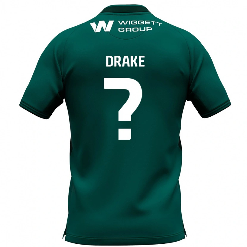 Danxen Hombre Camiseta Ben Drake #0 Verde 2ª Equipación 2024/25 La Camisa México
