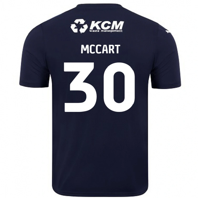 Danxen Hombre Camiseta Jamie Mccart #30 Azul Marino 2ª Equipación 2024/25 La Camisa México
