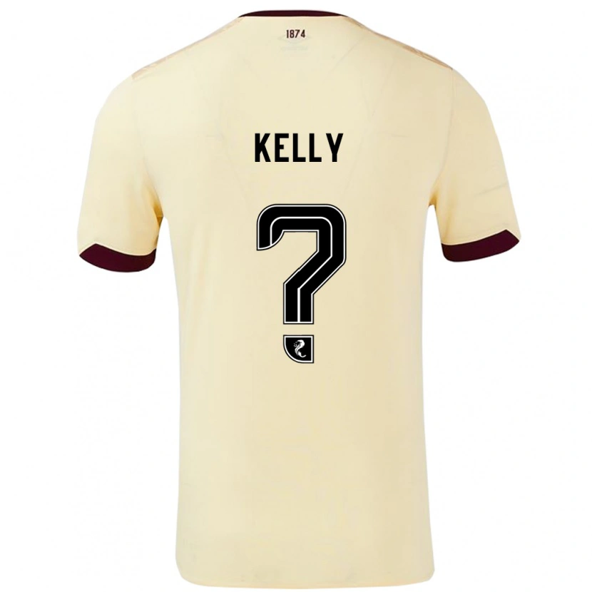 Danxen Hombre Camiseta Ryan Kelly #0 Crema Burdeos 2ª Equipación 2024/25 La Camisa México