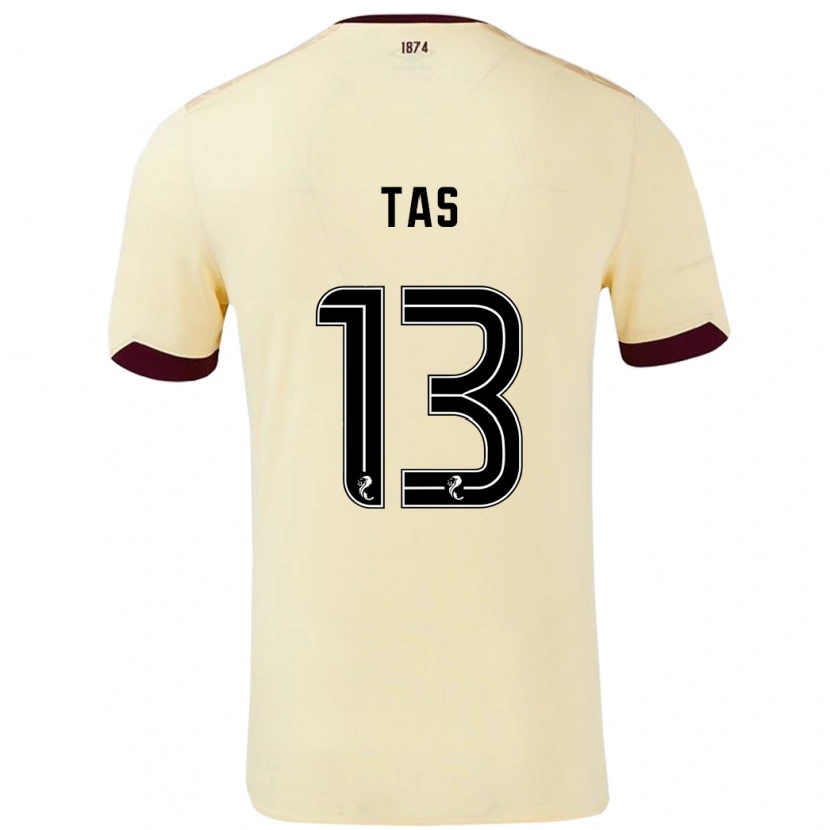 Danxen Hombre Camiseta Lyndon Tas #13 Crema Burdeos 2ª Equipación 2024/25 La Camisa México