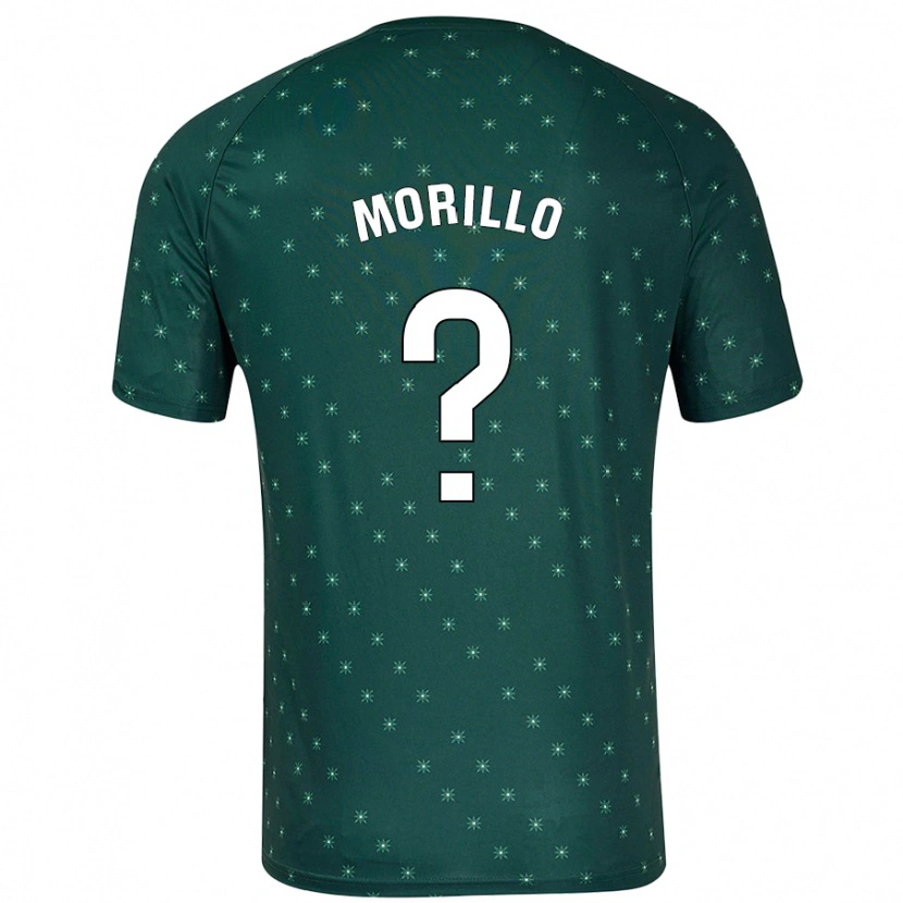 Danxen Hombre Camiseta Manu Morillo #0 Verde Oscuro 2ª Equipación 2024/25 La Camisa México