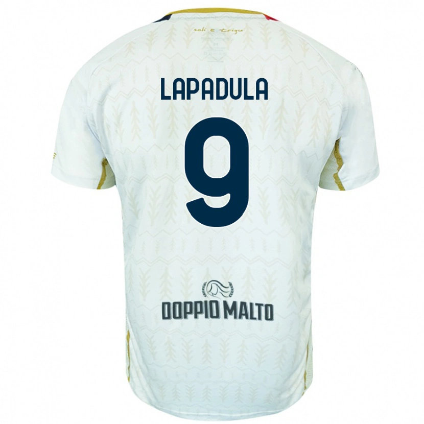 Danxen Hombre Camiseta Gianluca Lapadula #9 Blanco 2ª Equipación 2024/25 La Camisa México