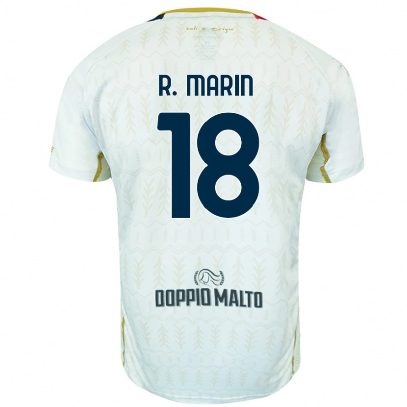 Danxen Hombre Camiseta Răzvan Marin #18 Blanco 2ª Equipación 2024/25 La Camisa México