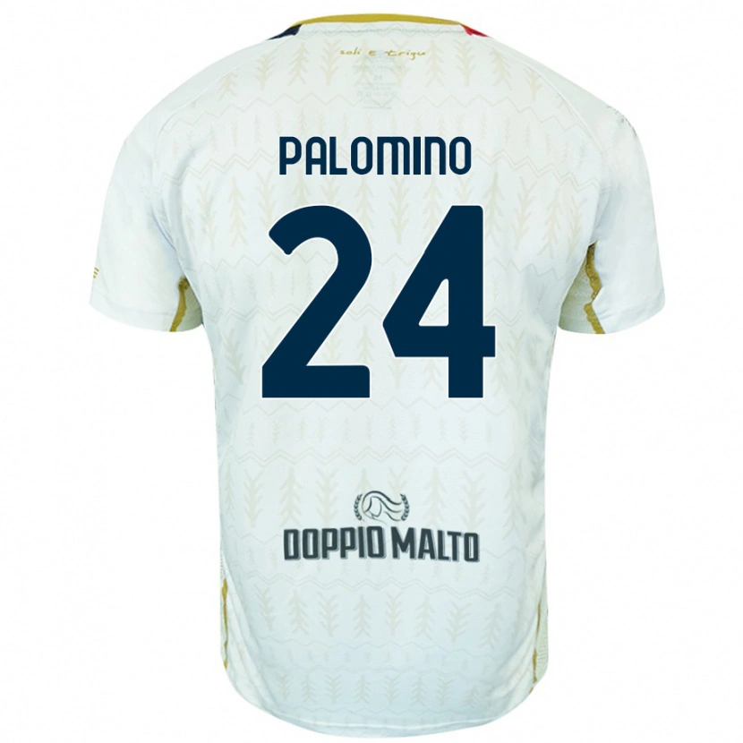 Danxen Hombre Camiseta José Luis Palomino #24 Blanco 2ª Equipación 2024/25 La Camisa México