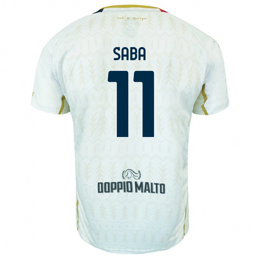 Danxen Hombre Camiseta Alessio Saba #11 Blanco 2ª Equipación 2024/25 La Camisa México