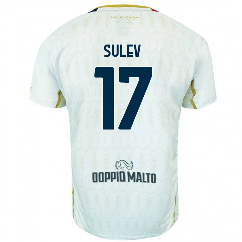 Danxen Hombre Camiseta Ivan Sulev #17 Blanco 2ª Equipación 2024/25 La Camisa México