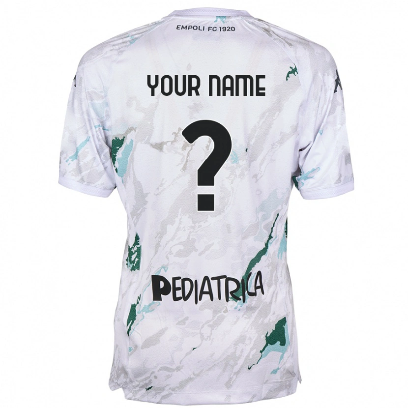 Danxen Hombre Camiseta Su Nombre #0 Gris 2ª Equipación 2024/25 La Camisa México