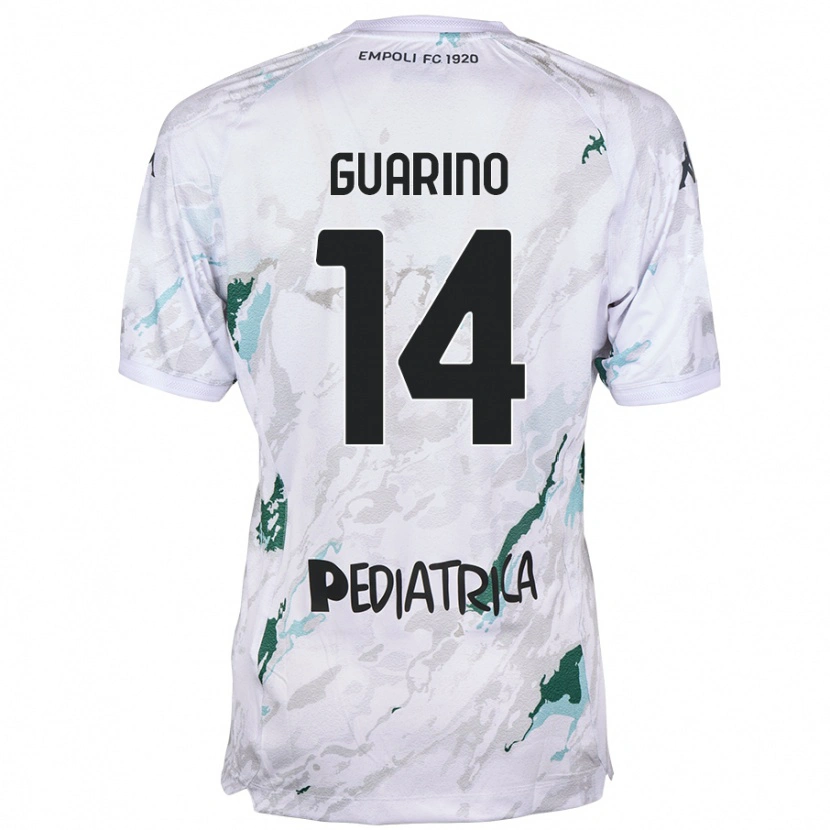 Danxen Hombre Camiseta Gabriele Guarino #14 Gris 2ª Equipación 2024/25 La Camisa México