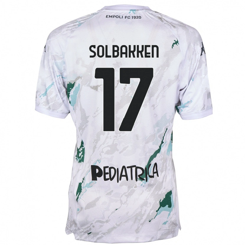 Danxen Hombre Camiseta Ola Solbakken #17 Gris 2ª Equipación 2024/25 La Camisa México